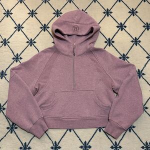 Lululemon Scuba Oversized Half-Zip Hoodie - Heathered Pink Taupe